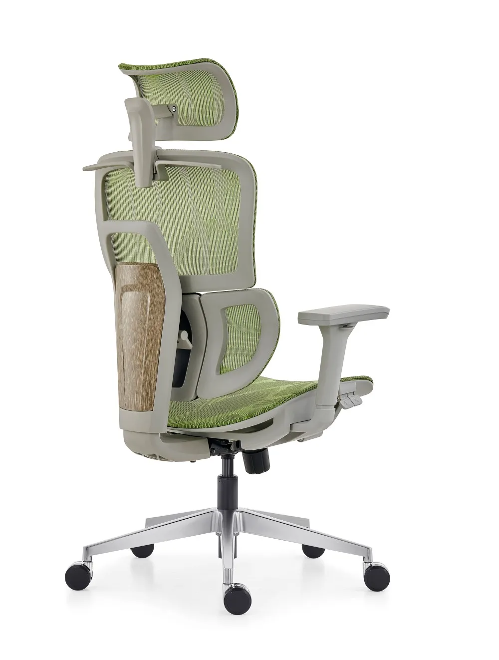 2025 Modern Design Mustard Manager Office Chair Full Mesh Swivel Adjustable Headrest Fabric Material  Office or Guest Use