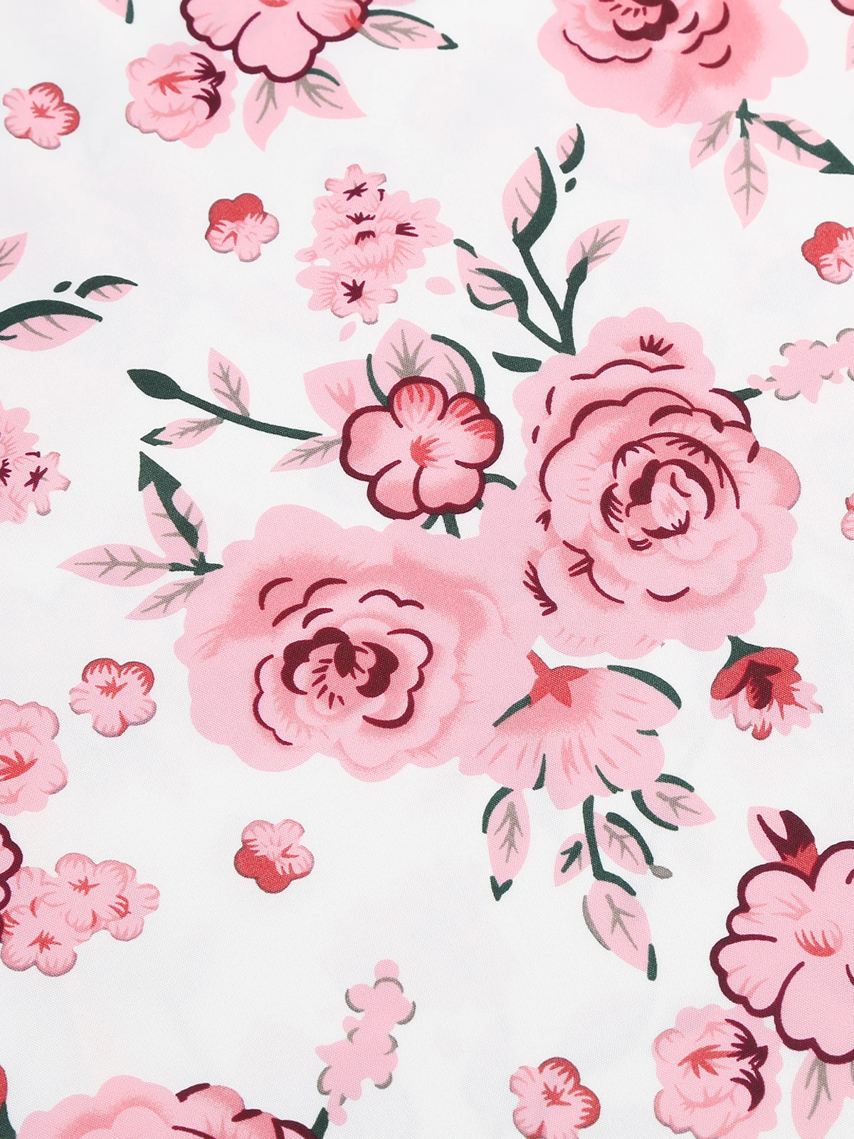 Tonval Bow Details Mock Neck 50s Retro Clothes Summer Women 2025 Flying Sleeve Floral Vintage Patchwork Elegant A-Line Dresses