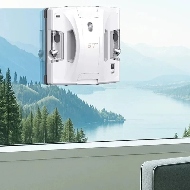 Smart Window Cleaning Robot Implement Automatic Glass Cleaning Equipment for Window‑Mirror‑Surface‑Wiping‑Processing‑Tasks
