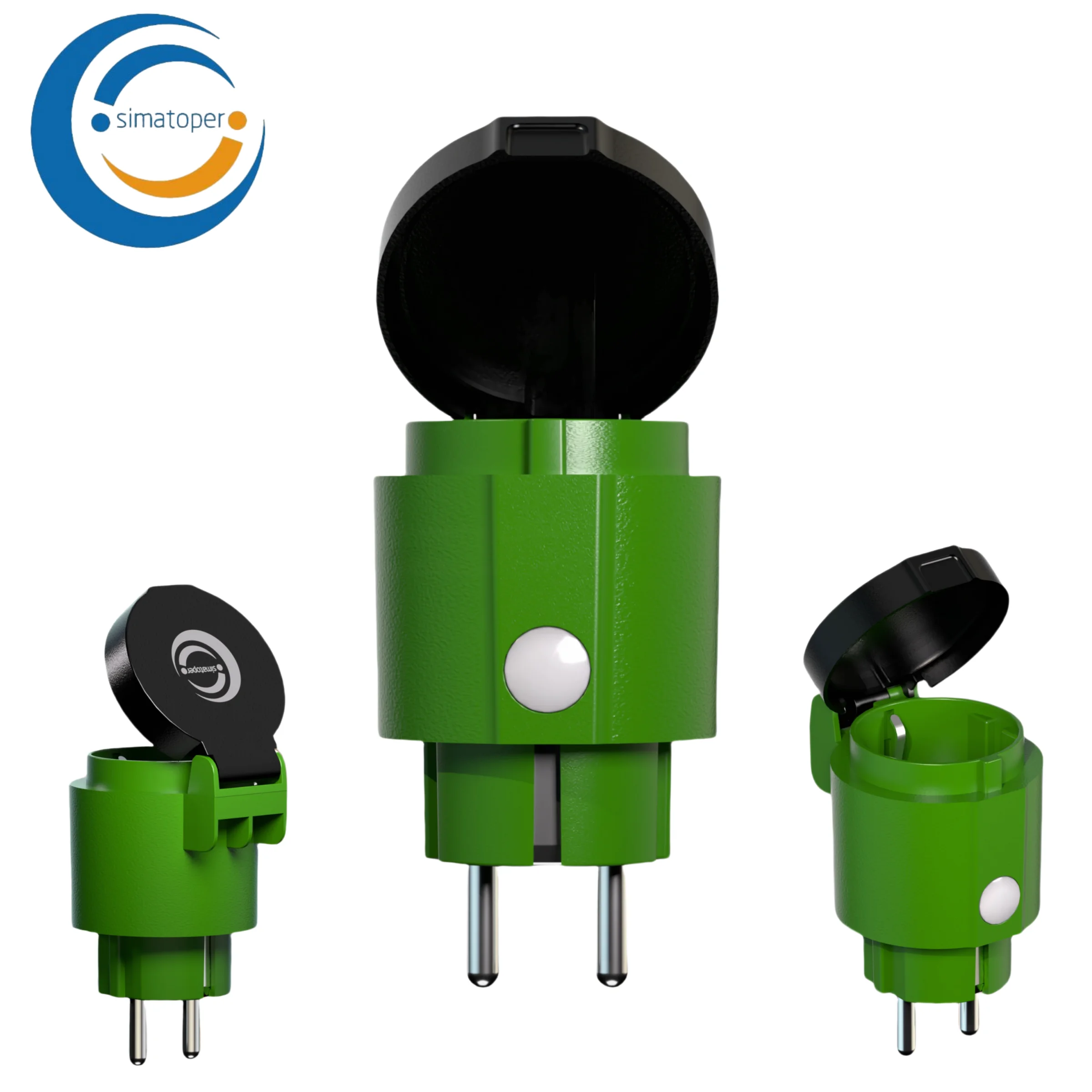 Simatoper 2 prises WiFi extérieures, IP44, application Smart Life, surveillance de la consommation d