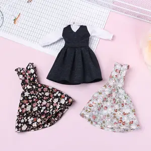 Jupes multistyles pour poupées miniatures faites à la main Vêtements style bleu marine pour 1/6 poupée BJD Vêtements décontractés Robes DIY Accessoires cadeaux DIY 8 meilleures jupes BJD en vente - No 7