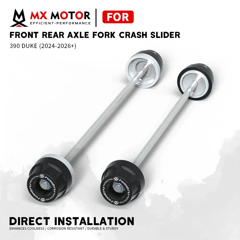 

390 DUKE Motorcycle Front Rear Axle Fork Crash Slider For 390DUKE 2024 2025 2026 Rocker Arm Anti-collision Slider