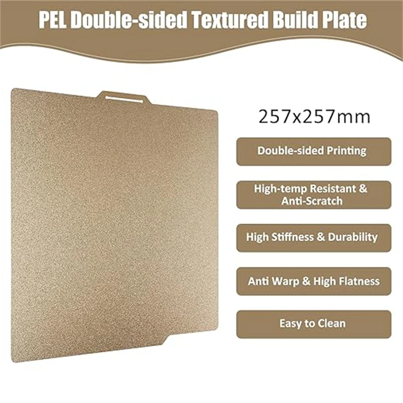 PEI Sheet 235 180 241 257 310 Double Sided PET PEI Magnetic Build Plate Spring Steel Sheet Ender 3 Upgrade Bed PEI Plate 310x310