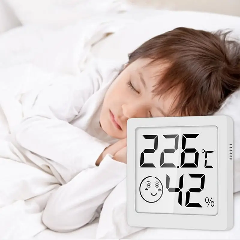 ミニデジタル湿度計,温度計,湿度温度計,赤ちゃんの部屋の電子ゲージ