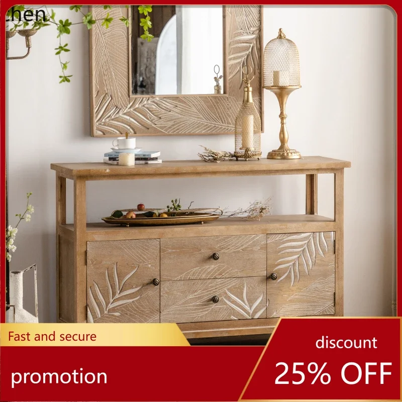 Y16- makes old dining side tea cabinets, small apartment porch, homestay model room storage lockers