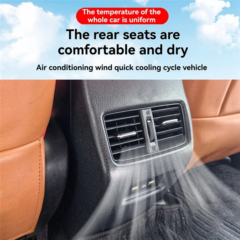 

For Toyota RAV4 2013-2018 Rear Air Conditioning Outlet Armrest Box Interior Air Vent-A02G