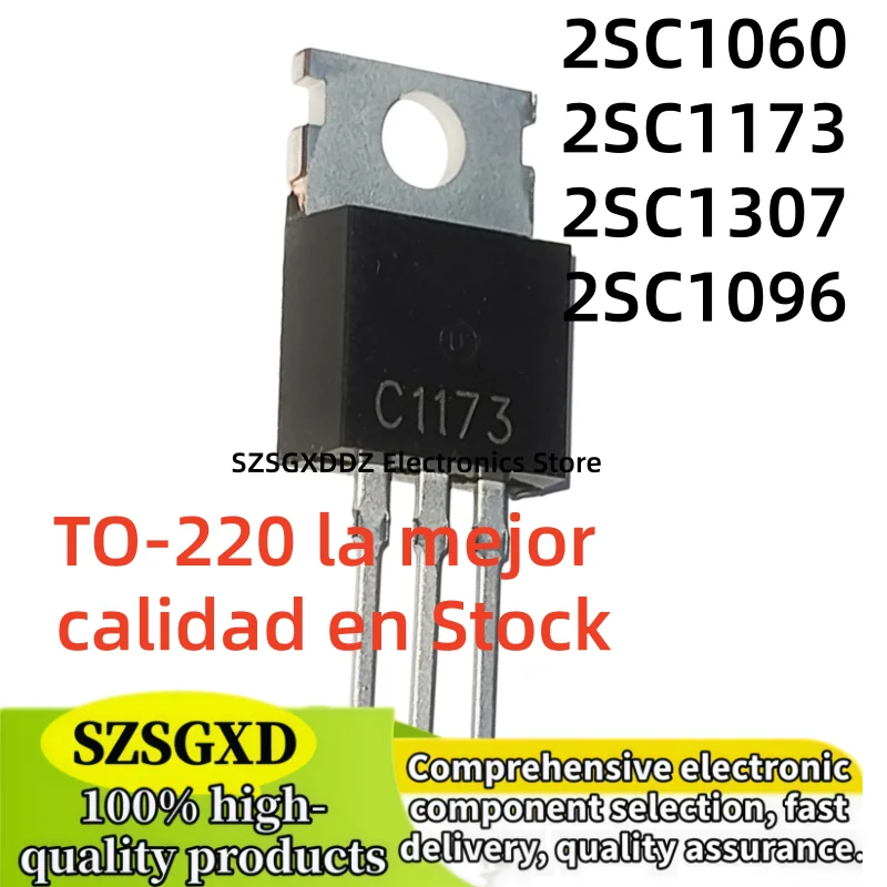 10-20 units/lot 100% new TO220 2SC1060 C1060 2SC1173 C1173 2SC1307 C1307 2SC1096 C1096 TO-220 best quality in stock