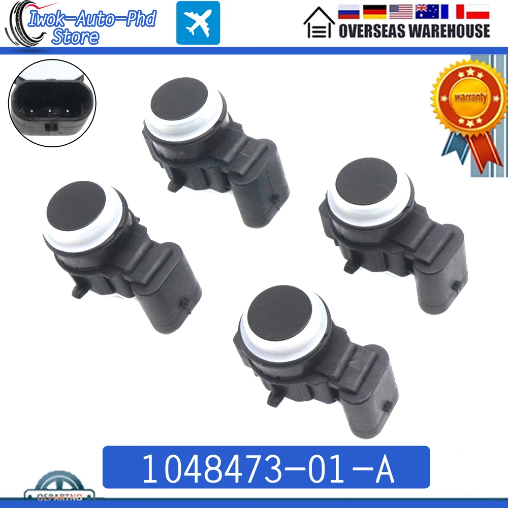 

4pcs 1048473-01-A NEW Car Black PDC Parking Sensor For Tesla Model S Model X 0263033324 0263033335 1048473-13-A 0263033399