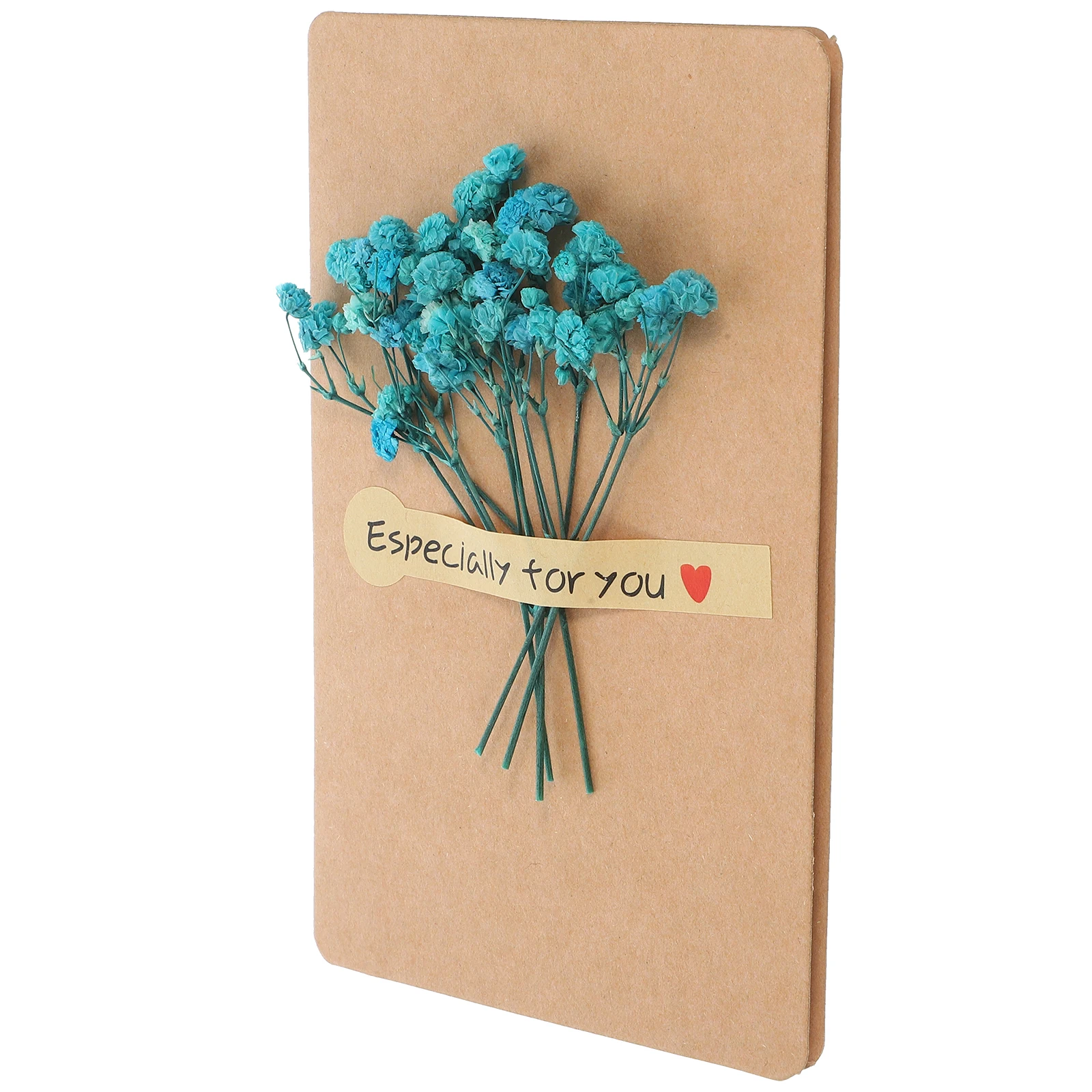 

3D Paperboard Greeting Cards Handmade Dried Flowers Christmas Holiday Wedding Event Invitation CardPaper Crafts