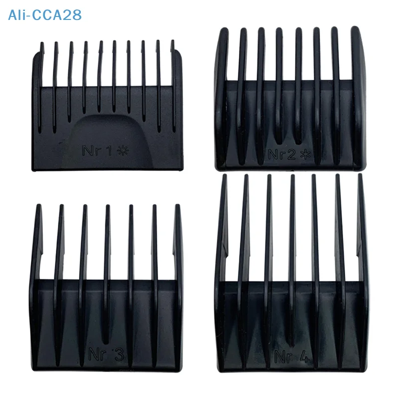 4pcs/set Barber Professional Universal Hair Clipper Limit Comb Replacement Cutting Guide Combs  For Moser 1400 Size 3/6/9/12mm