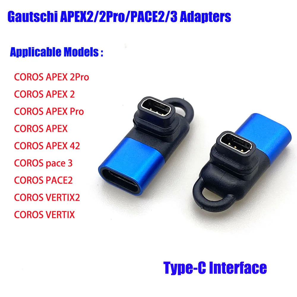 ل Coros Pace 3/ Pace 2 USB نوع C مهايئ كابل الشاحن ل Coros Apex/Apex pro/Coros Apex 42 مللي متر 46 مللي متر/Coros Vertix/ Vertix2 #2