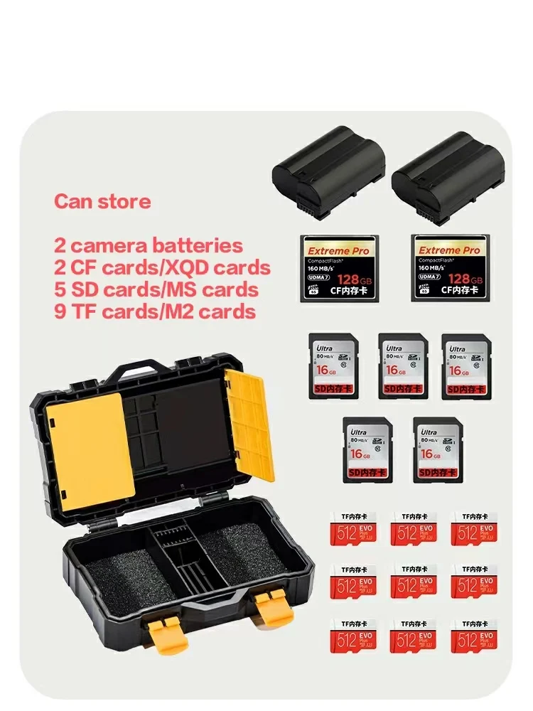 Kamera Batterie kasten multifunktion ale cf xqd sd tf leichte Toolbox tragbare Speicher karte Aufbewahrung sbox