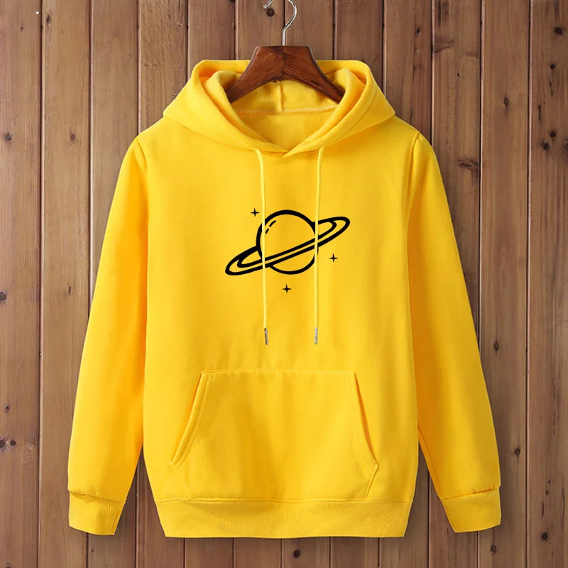 SATURN PLANET Print Fashion Brand Men\'s Hoodies 2021 Spring Autumn Male Casual Hoodies Sweatshirts Men\'s  Color Hoodies Tops