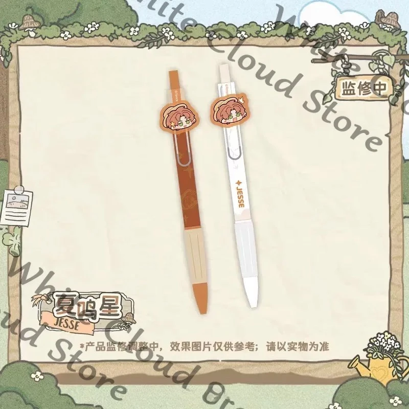 Game Light and Night Osborn Sariel Charlie Jesse Cosplay Genuine Click Gel Pen Stationery Cartoon Collection Decoration Gifts