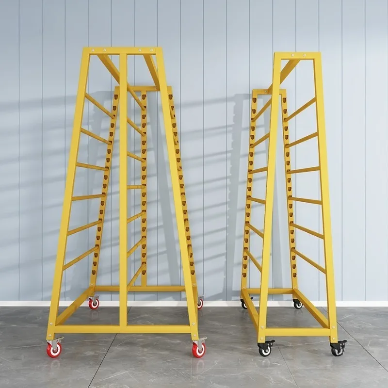 Textile fabric cloth roll sample cloth shelf leather rack plastic film display rack fragrant cloud yarn silk