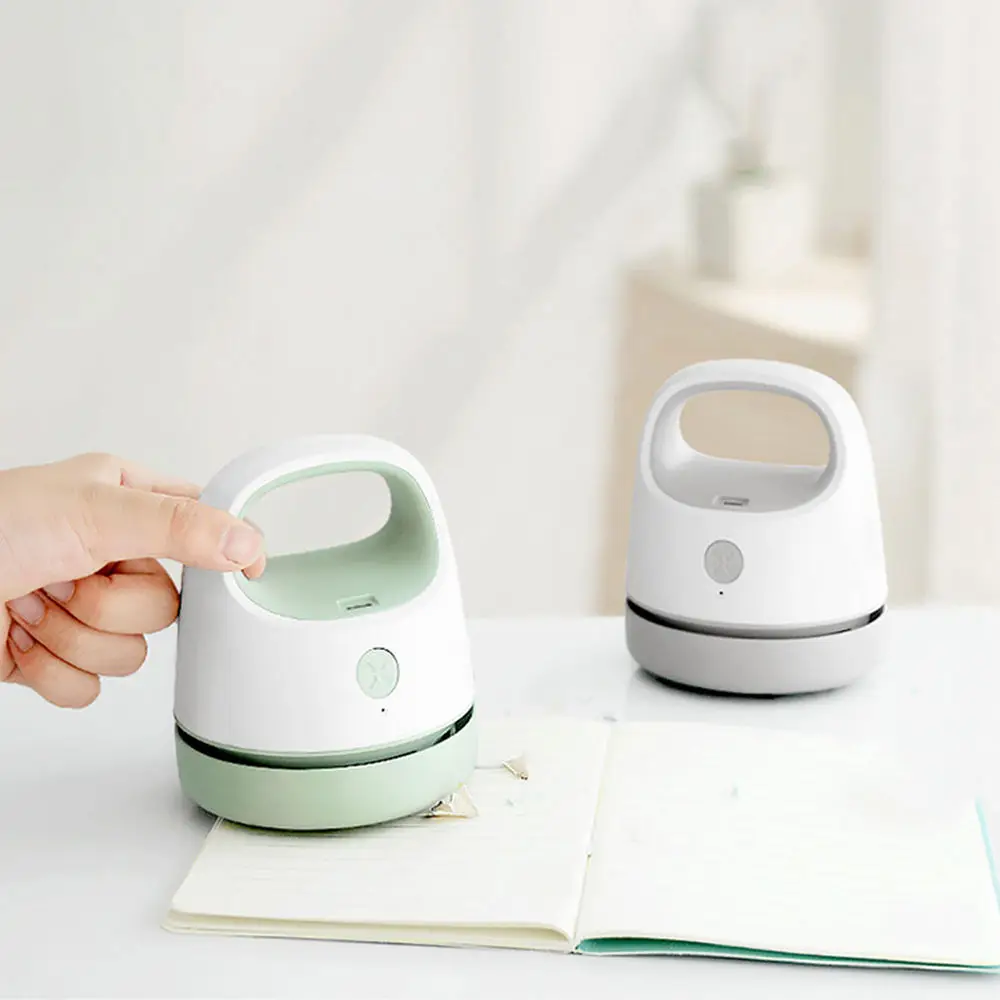Home Office Keyboard Portable Handheld Debris Sweeper Design Dust Collector Desktop Vacuum Cleaner
