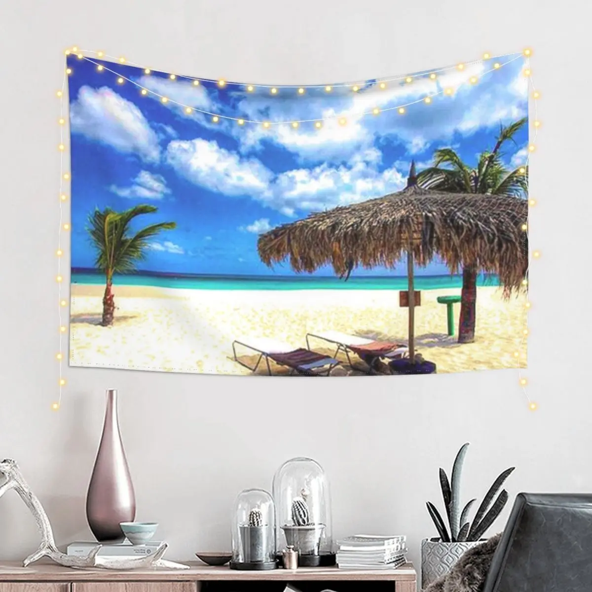 You're Invited to Aruba! Tapestry Home Decoration Accessories Kawaii Room Decor Carpet Wall Tapestry