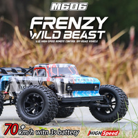 M606 1/12 Brushless 4wd Full Scale Off-Road Vehicle Flysky Remote Control 70km/H Rc Car Metal Gear Configuration