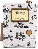 Disney Loungefly portemonnee kaarthouder portemonnee schattig Belle en het beest glas-in-lood borduurwerk rits voor tienermeisjes cadeaus