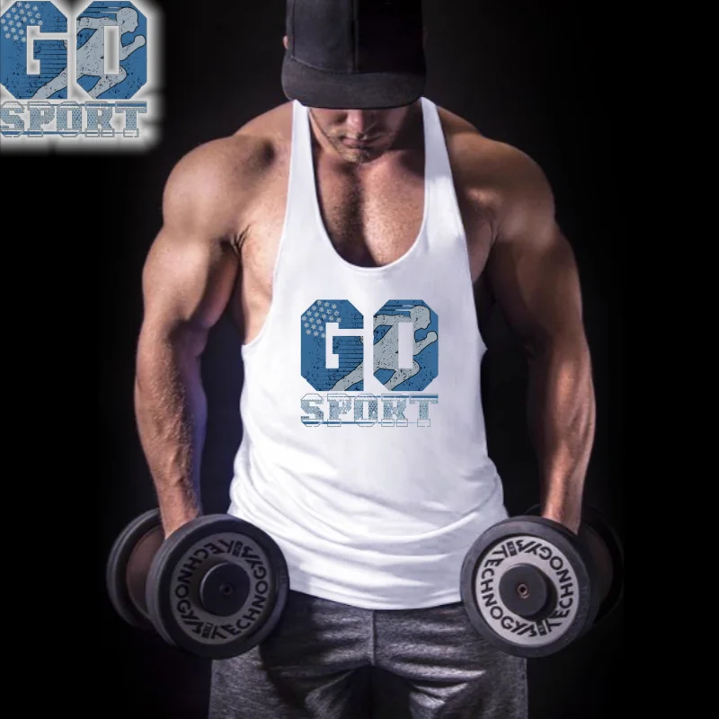 

Мужской профессиональный жилет-стрингер, гоночная спинка с тонкими бретелями, быстросохнущий для тяжелой атлетики, идеально подходит для бодибилдинга, дней в тренажерном зале и любителей фитнеса