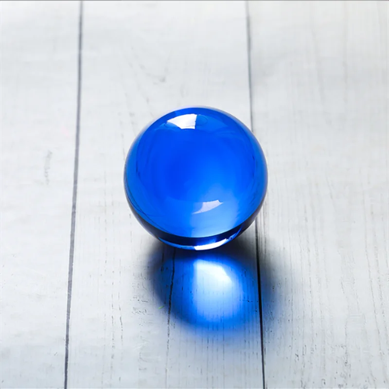 80mm Blue RAINBOW Asian Rare Quartz Crystal Obsidian Ball Natural Feng shui Healing Crystals Balls Sphere gemstone Home Decor