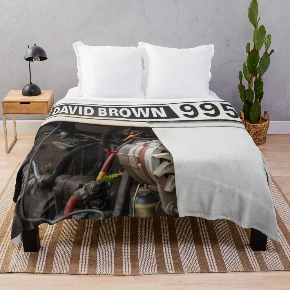 

Vintage David Brown 995 tractor Throw Blanket Men's Soft Warm Throw Blanket for Couch