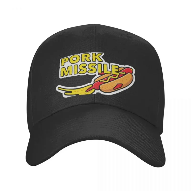 Hot Dog Pork Missile Wiener Rocket Ship Funny HotdogologistCap Baseball Cap Christmas Hat Sports Cap Sun Hats For Women Men's