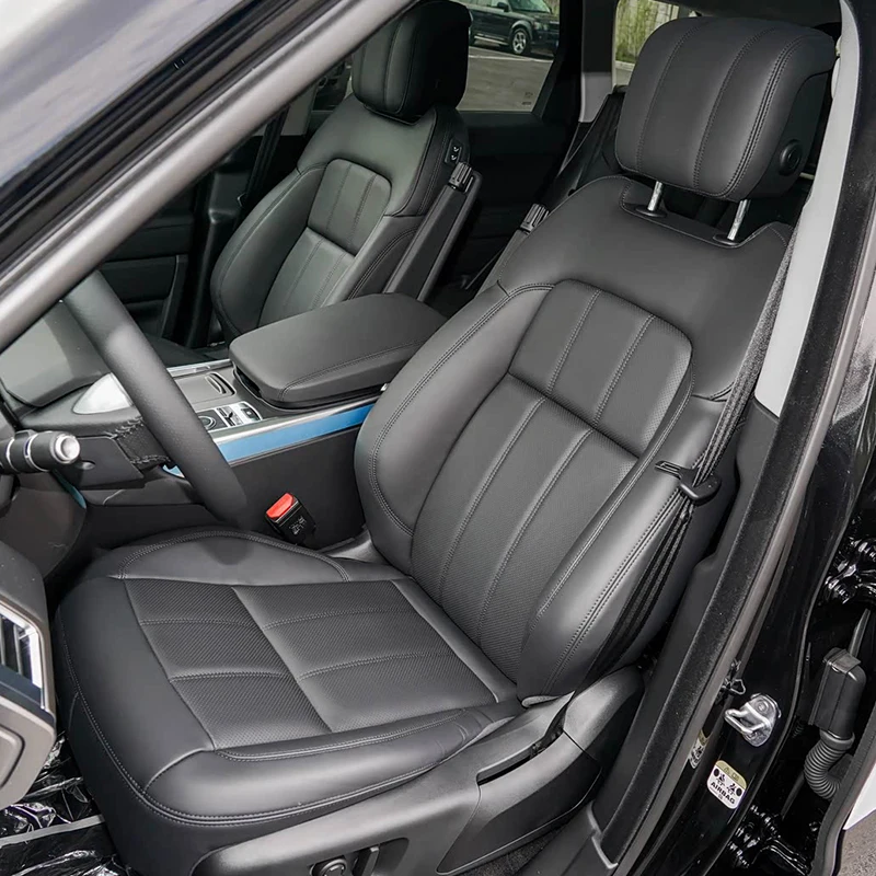 Custom Fit Accessories Car Seat Covers 5 Seats Full Set High Quality Leather for Land Rover Discovery Range Rover Evoque Sport