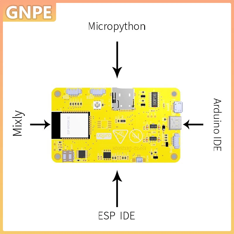 ESP32 Arduino LVGL WIFI y placa de desarrollo Bluetooth 2,8 pulgadas 240*320 pantalla inteligente de 2,8 pulgadas