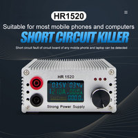 HR 1520 Short Circuit Detection Tool Adjustable Power Supply for Phone Motherboard Short Circuit Burning Repair