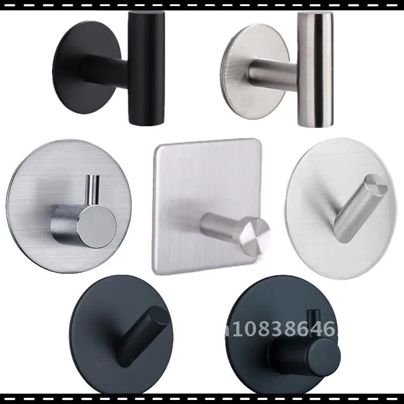 1 Set Bathroom Accessories Stainless Steel Silver Towel Rack Toilet Paper Holder Towel Bar Hook