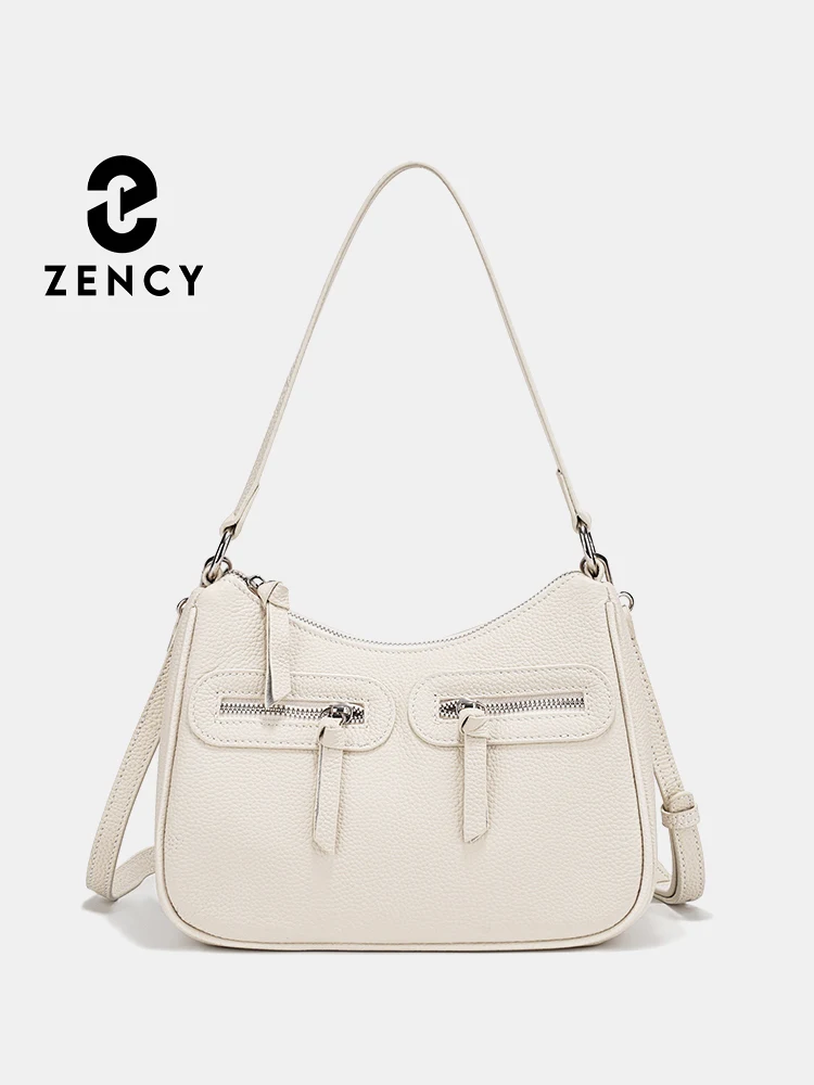 

Сумка Zency из натуральной кожи, дизайнерская сумка через плечо для женщин, легкая сумка-сэтчел Bolsa