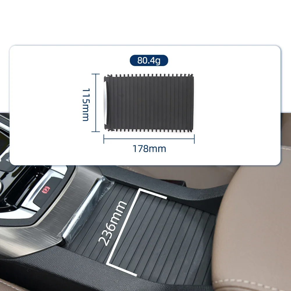 For Peugeot 408 Front Seats Central Armrest Curtain For Peugeot Container Storage Box Center Console Shutters Cover 2014-2022