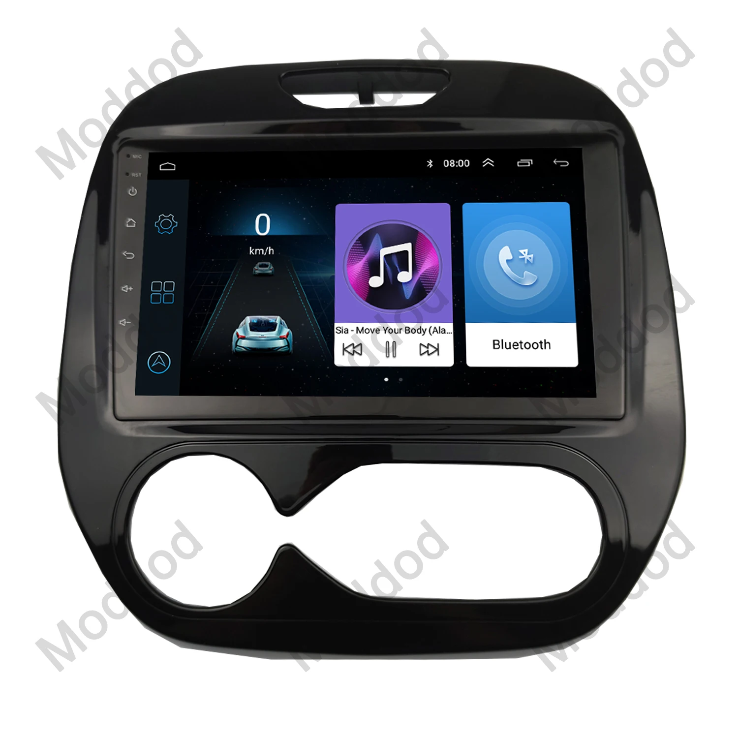 Dubbele 2 Din Radio Fascia Frame Fit voor RENAULT Captur 2013-2018 9 INCH Stereo GPS Dvd-speler Installeren surround Panel Face Plaat