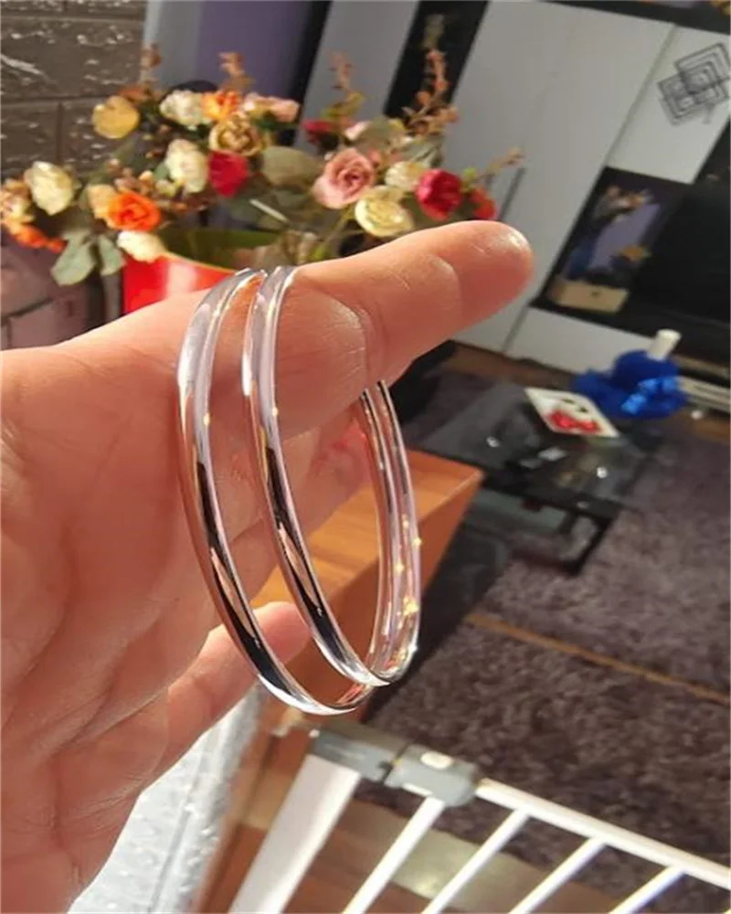 316L Edelstahl 3-6CM Schneidbare Creolen für Damen, modisch, gelbgoldfarben, Ohrringe und Ringe, Schmuckgeschenke – Detail 9