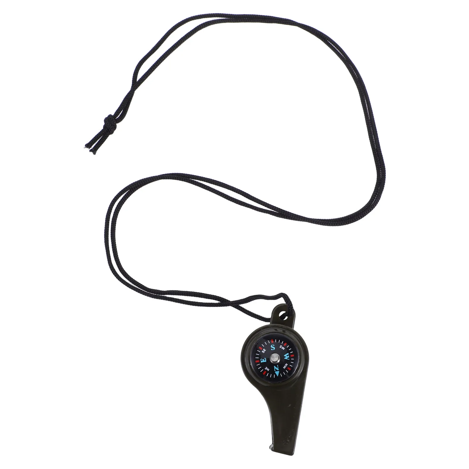 Multifunktions-Überlebenspfeife, Kompass, Thermometer, klein, für Camping, laute Sicherheit, Notfallausrüstung, Outdoor, Wandern, Sicherheitspfeife