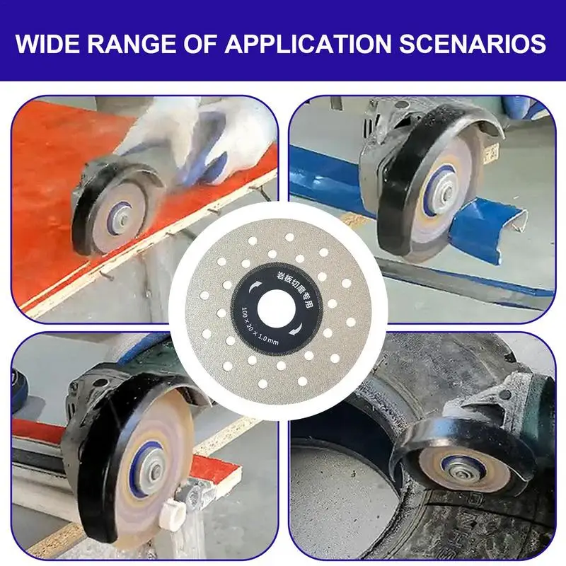 4 Inch Diamond Cutting Disc Angle Grinder Grinding Wheel Slab Ceramic Tiles Marble Porcelain Grinding Cutterfor Angle Grinder