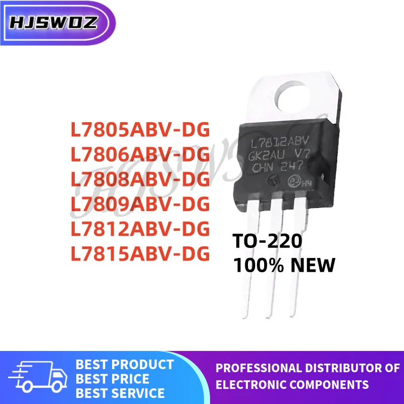 10Pcs L7805ABV-DG L…