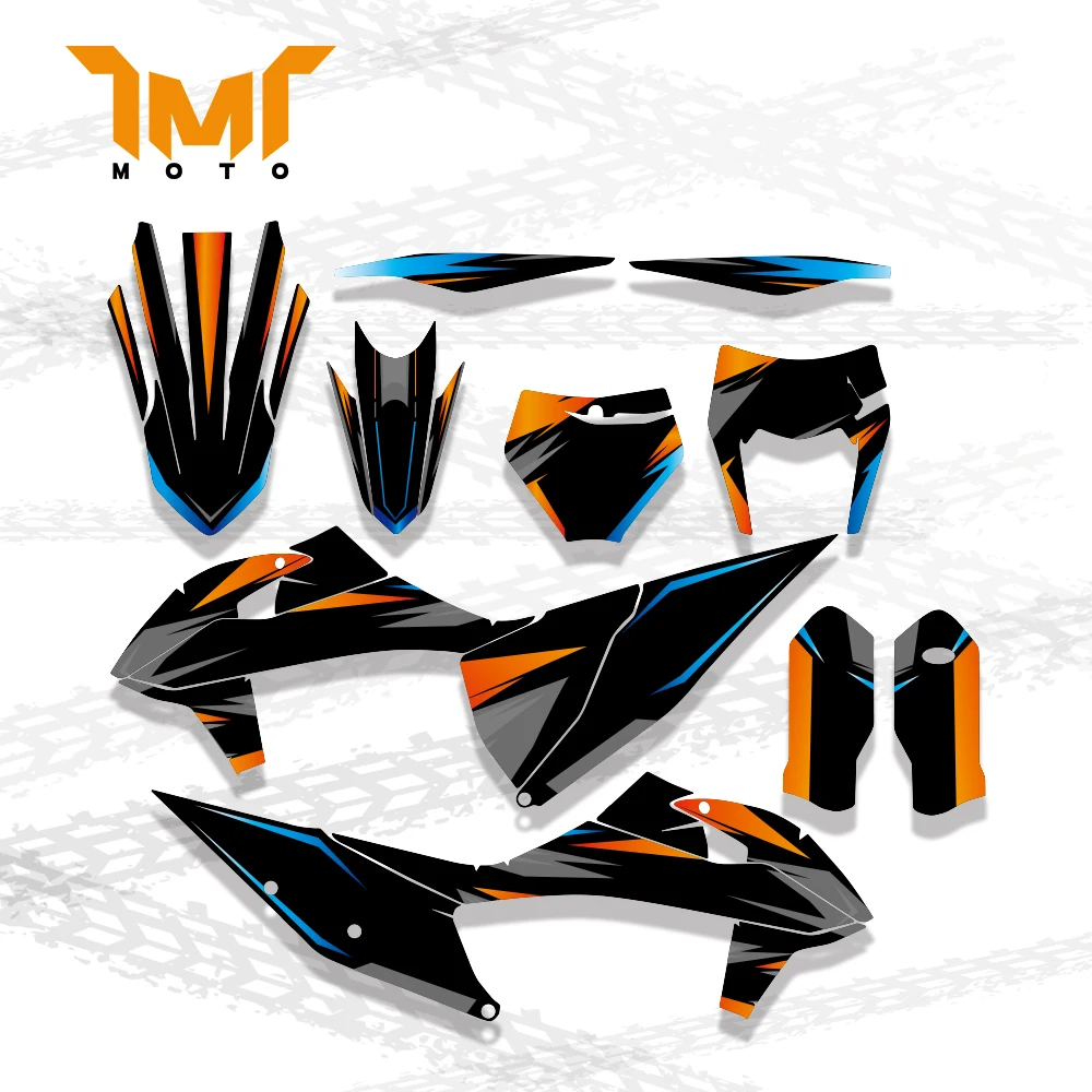 

TMT New Motorcycle Team Graphic Decals Stickers For KTM EXC EXCF XC XCF 2020 2022 SX SXF 2019-2021 125 200 250 300 350