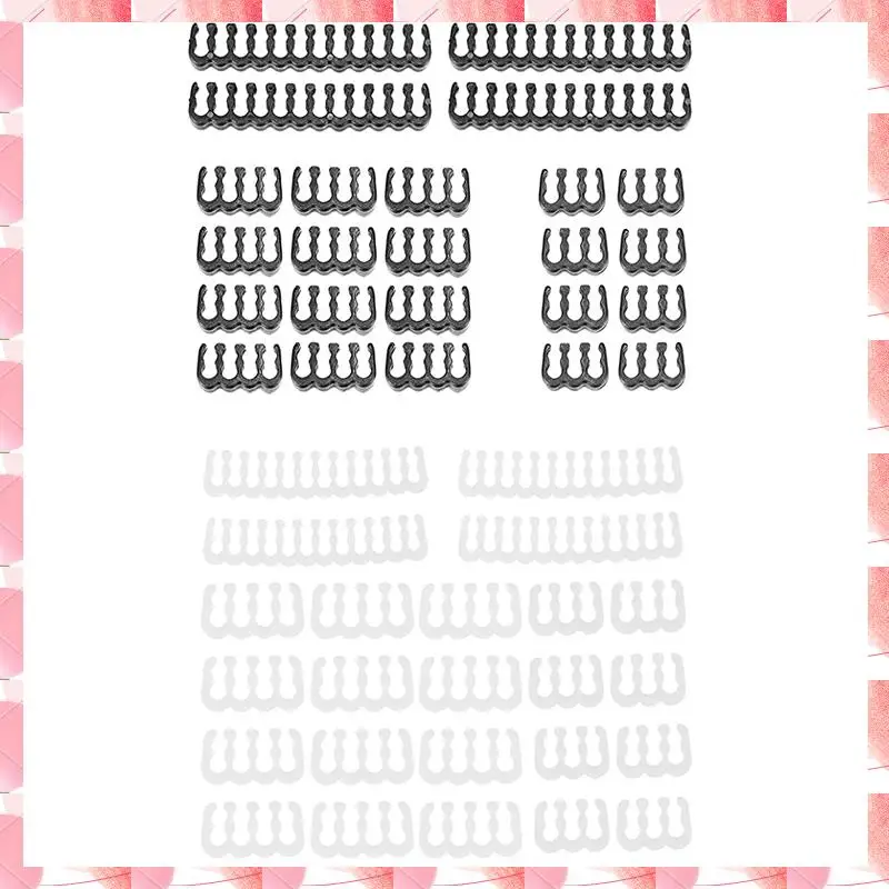 JAJA 24PCS/Lot PC Cable Comb Motherboard 24Pin 8Pin 6Pin Cable Comb For Computer Gesleeved Up To 3.4 Mm