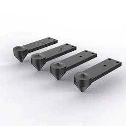 4PCS SP150 39mm Aluminium HIFI Speaker Spike Pad Shock Absorbing Isolation Stand Feet Nail Bracket Stud Trip Non-Slip