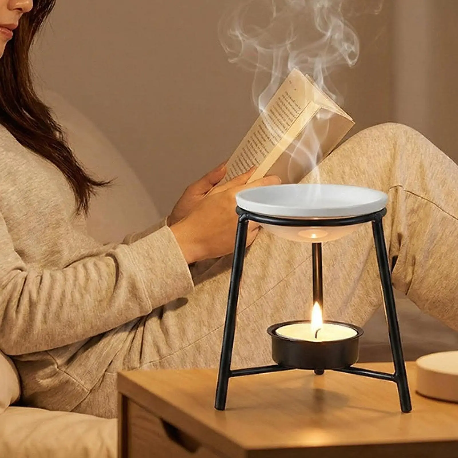 Iron Tealight Oil Burner 4
