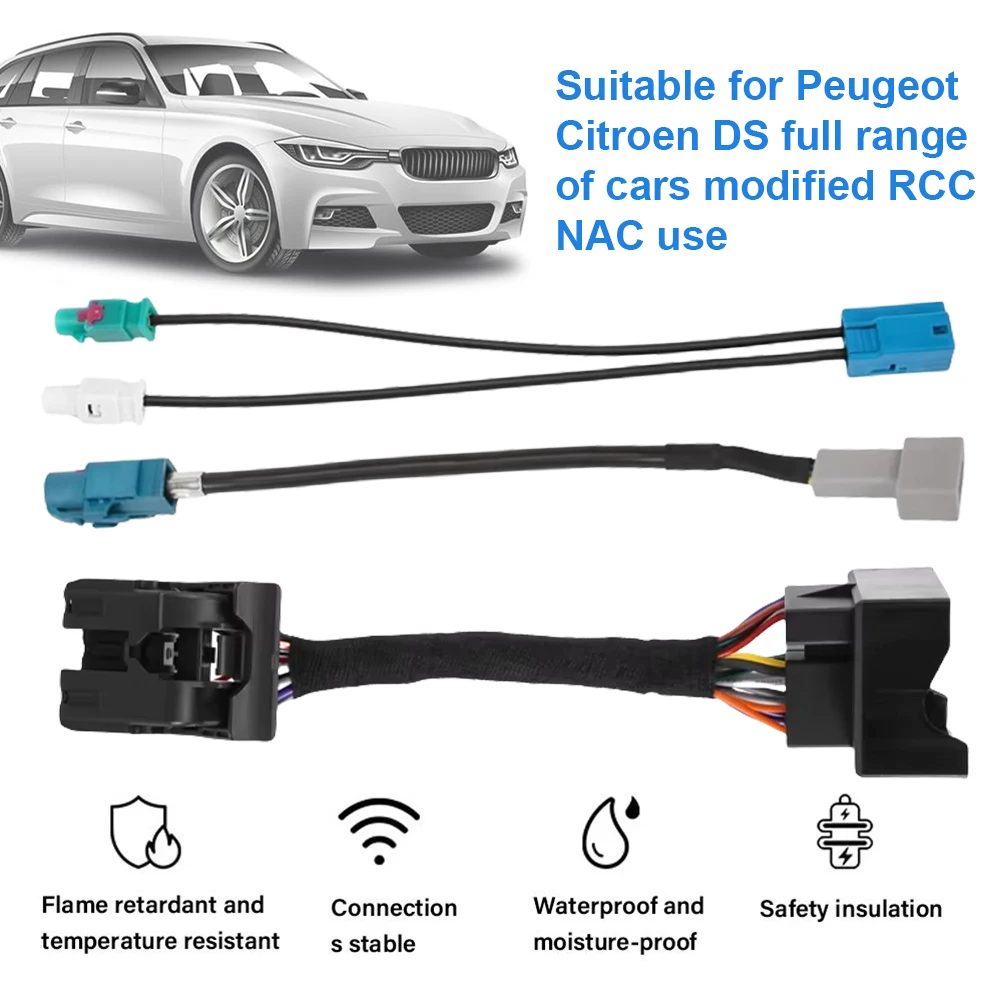 Adaptador de cable inalámbrico RCC Radio NAC Cable adaptador MRN para Citroen