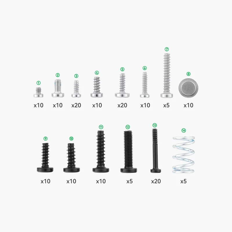Original brand new screw bag set is suitable for Bambu lab A1 series (including AMS) 3D printer accessories