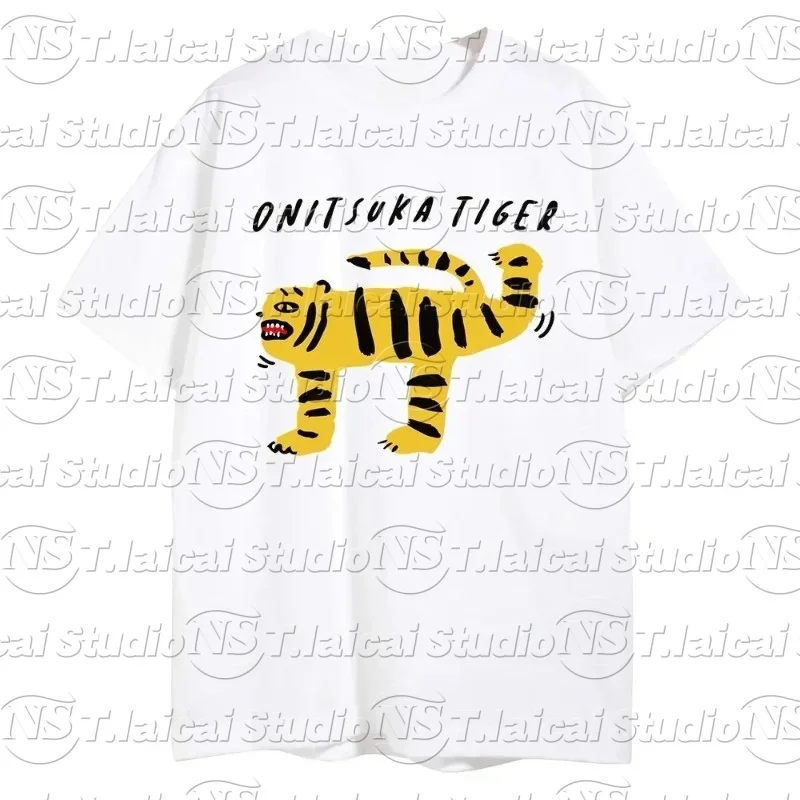 تي شيرت نسائي لطيف على شكل رسوم كرتونية Harajuku مطبوع عليه متعة كبيرة الحجم Y2K تي شيرت برسومات عصرية لملابس غير رسمية #2