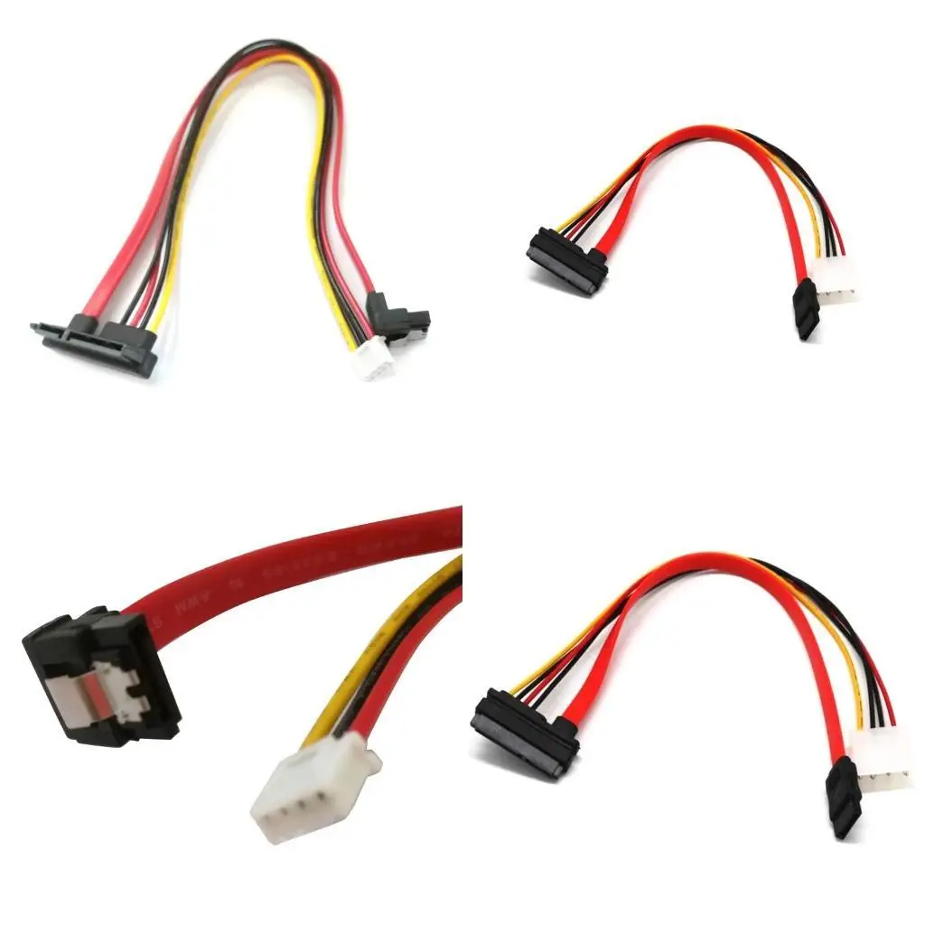 

Y1UB Cable Combo 15 Pin Power and 7 Pin Data Cable 4Pin Molex to Serial ATA
