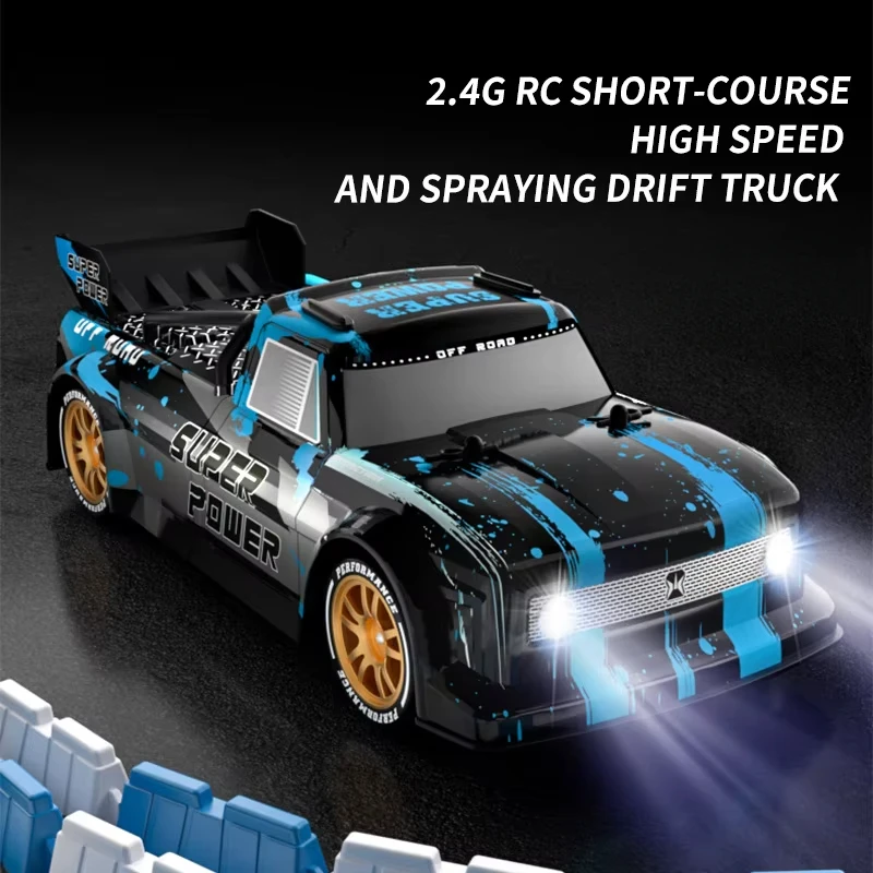 2.4G 4WD High Speed Drift Spray Brushless Racing Car Children's Electric Toys, Electric Spray, Full Scale Throttle,lightweight