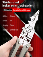 Crimper Cable Cutter Pliers Adjustable Automatic Wire Stripper 2024 New Upgrade Multi-Purpose Professional Wire Stripping Tool