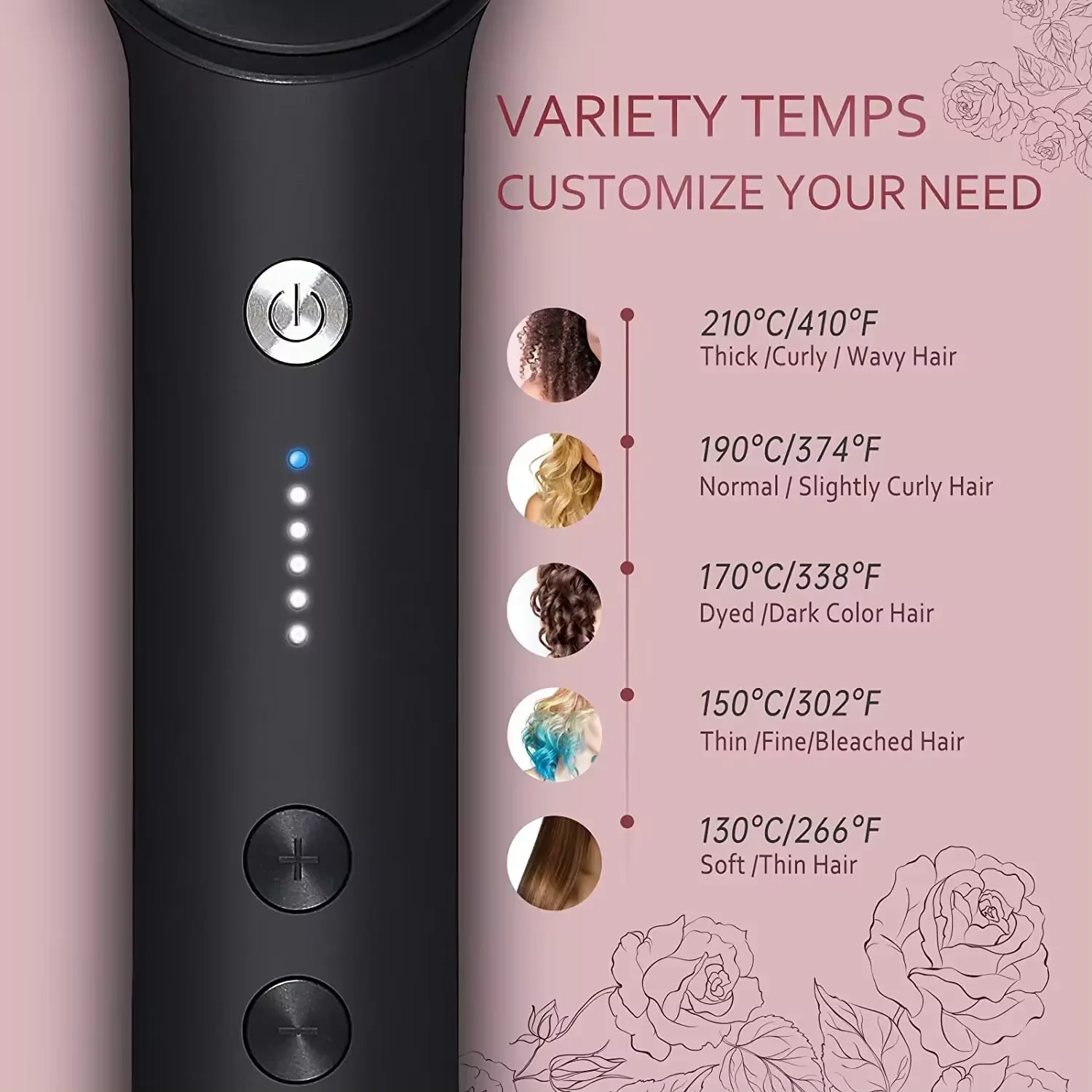 Straight Hair Comb Clamp Dry Wet Dual Use Does Not Damage Hair Non-Negative Ion Lazy Artifact Multifunctional Hair Style Brush image 4