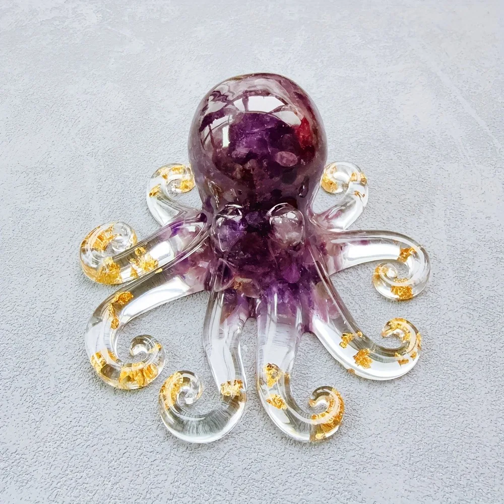 

1pc Crystal Drops Make Octopus Crystal Make Octopus Ornaments Interior Decoration Crystal Gifts